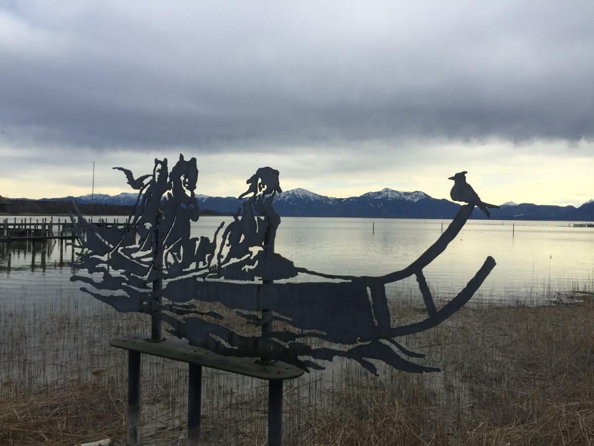 Ferienwohnung Seebruck Am Chiemsee Seeon Seebruck Bagian luar foto