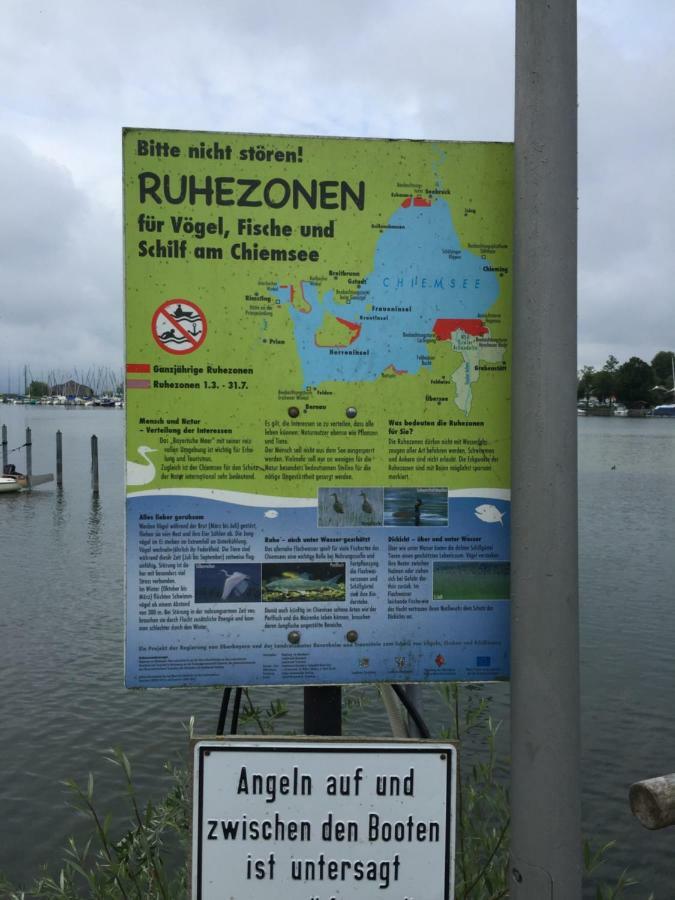 Ferienwohnung Seebruck Am Chiemsee Seeon Seebruck Bagian luar foto